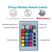 Smart RGB LED Light Bulb E27 - 4W/15W with IR Remote for Home & Events