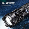 Ultra-Bright XHP50 LED Flashlight – Waterproof USB Rechargeable 7-Mode Tactical Torch with Side Light & Zoom | Perfect for Camping, Fishing, & Outdoor Adventures