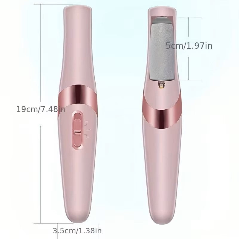 Rechargeable Electric Callus Remover - Portable & Waterproof Foot File for Professional Pedicure