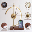 Lights Wireless Charging LED Table Lamp Modern Clock Lamp (Office)