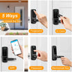 Bluetooth Electronic Biometric Fingerprint Smart Door Lock Handle Doors Password Key IC Card