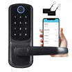 Bluetooth Electronic Biometric Fingerprint Smart Door Lock Handle Doors Password Key IC Card