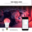 7W E27 Smart WiFi LED Bulb – RGB & White, Dimmable, Voice-Controlled with Alexa & Google, Color-Changing Light