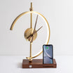 Lights Wireless Charging LED Table Lamp Modern Clock Lamp (Office)