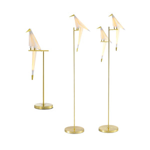 Beautiful Led Bird Origami Floor Lamp - Enhancing Modern Interiors with Elegance