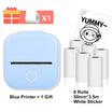 Mini Thermal Printer T02 - Portable Bluetooth Pocket Printer for Stickers, Photos, and Notes