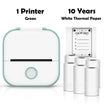 Mini Thermal Printer T02 - Portable Bluetooth Pocket Printer for Stickers, Photos, and Notes