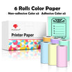 3 Rolls Self-Adhesive Transparent Thermal Paper for T02 - Ideal for DIY Labels, Photos, Texts, and Study Notes