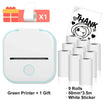 Mini Thermal Printer T02 - Portable Bluetooth Pocket Printer for Stickers, Photos, and Notes