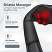 Shiatsu Neck and Back Massager with Heat - Deep Tissue 3D Kneading for Muscle Pain Relief at Home, Office, and Car