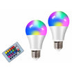 Smart RGB LED Light Bulb E27 - 4W/15W with IR Remote for Home & Events