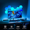 12-Pack RGB Hexagon LED Wall Lights – Smart Music-Sync Panels for Room, Bar, and Gaming Decor